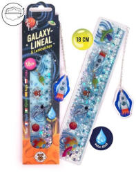 Trendhaus Vonalzó Trendhaus Space Adventure Galaxy könyvjelző funkcióval, 18 cm (962454) - papir-bolt