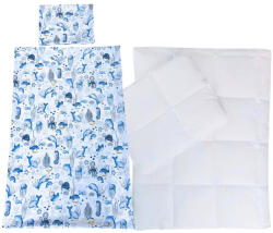  Óceán állatai ovis ágynemű szett (kék)