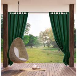 EUROFIRANY Garden vízálló kerti függöny elkötővel Sötétzöld 155x200 cm - homeandstyle - 8 360 Ft