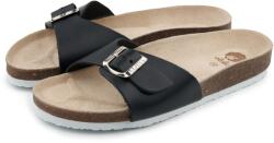 Vlnka Női anatómiai parafa papucs Laura, fekete felnőtt cipő méret 41