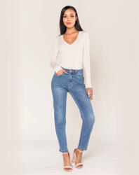 Nina Carter Blugi Dama albastri, Push-up Skinny Nina Carter P076-5A M7 (P076-5AMEDIUMBLUE-38)