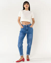 Nina Carter Blugi dama Mom Fit Nina Carter albastru inchis P502-5 M8 (P502-5MEDIUMBLUE-38)