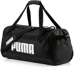 PUMA Challenger duffel uniszex sporttáska M, fekete-fehér, S22 (07662101)