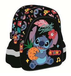 Majewski Stitch kisméretű hátizsák - Black Aloha (679858)