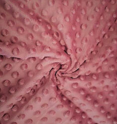  Minky textil - 340 gr/m2 - 160 cm széles / Mályvarózsa