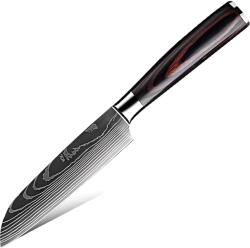 3mk Cuțit de bucătărie BL-38120 - Bunka/Negru/Maro KP38120