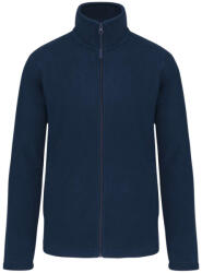 Kariban Uniszex cipzáras mikropolár pulóver, Kariban KA9102, Navy-3XL (ka9102nv-3xl)