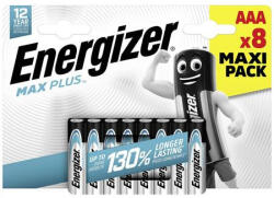 Energizer Elem, AAA mikro, 8 db, ENERGIZER "Max Plus (7638900437522) - iroszer24