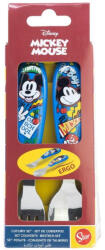 Disney Mickey True Champions fém evőeszköz készlet - 2 darabos