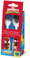 Marvel Pókember, Spidey fém evőeszköz készlet - 2 darabos