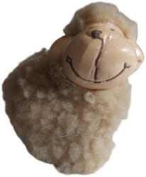  Bundás bárányka, krémszínű 5*5, 7cm 467252 (467252)