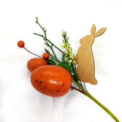  +Pick, betűzhető - Húsvéti tojások fa nyuszival, 20cm - Narancs 404687_4 (404687_4)