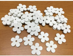  Fa virág fehér 3cm 40db/csomag - koszorúhoz és asztaldíszhez