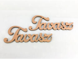  Fa "Tavasz" felirat lazac 2db/csomag - papelito