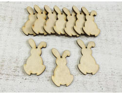  Natúr fa - Nyúl 5cm 10db/csomag - papelito