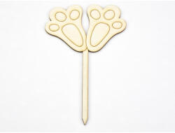  Natúr fa - Beszúrós nyuszi tappancs 15cm - papelito