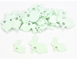 Fa virágmintás nyuszi menta 30db/csomag - papelito