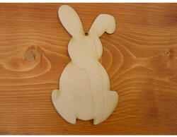  Natúr fa - Nyúl álló 9x16cm - papelito