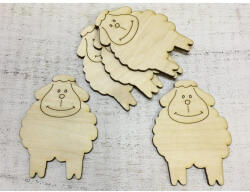  Natúr fa - Bárány 10cm 5db/csomag - papelito