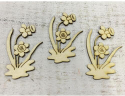  Natúr fa - Nárcisz 7cm 3db/csomag - papelito