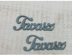 Fa "Tavasz" felirat ódon kék 2db/csomag - papelito