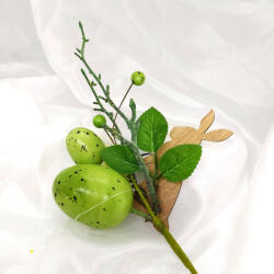  +Pick, betűzhető - Húsvéti tojások fa nyuszival, 20cm - Zöld 404687_2 (404687_2)