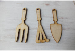  Natúr fa - Kerti szerszámszett 10cm 3db/csomag - papelito