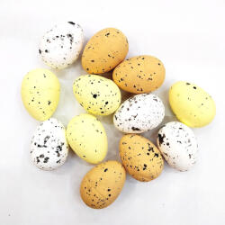  Festett polisztirol tojások 3*4cm, 12/cs 7871 (7871)