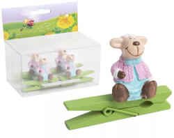 Csipesz - Barilány, rózsaszín pulcsis 1db 4, 5cm-es 467361