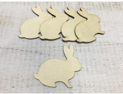  Natúr fa - Nyúl lyuk nélkül 10cm 5db/csomag - papelito