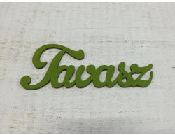  Fa "Tavasz" felirat oliva 15cm - papelito
