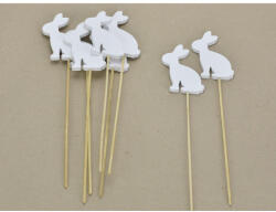 Fa csokinyuszi pálcás fehér 4, 5x28cm 8db/csomag - papelito