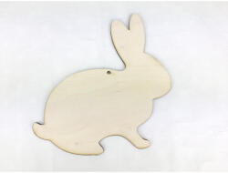  Natúr fa - Nyúl ülő lyukkal 15cm - papelito