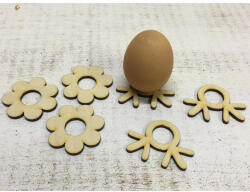  Natúr fa - Tojás "lábak" 5cm 6db/csomag - papelito