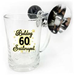 Neves Ajándék Vicces Dudás Söröskorsó - Boldog 60. Szülinapot (VDK007)