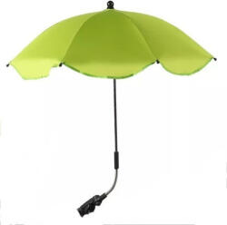 Macroupta Babakocsira szerelhető UV szűrős napernyő, zöld színű, 66(76) x 30 cm