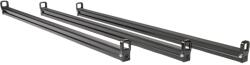 La Prealpina LP Professional 175 cm-es fekete acél talpkészlet nélküli rúd készlet 10727 (6071)