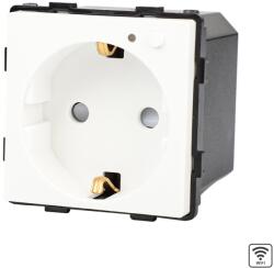 Luxion Modul Priza Inteligenta Wi-Fi cu Monitorizare Consum, Fara Rama Din Sticla LUXION SmartElectro IntelligentHouse (LX-MP034MW)