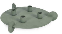 Bizzotto Suport lumanari metal verde Ridhi Ø28x2, 5h (0185357)