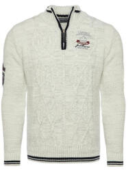 Carisma pulover bărbătesc 7804 cu decolteu în V Ecru XXL
