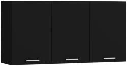 haaus Corp Superior Ebru, 3 Usi, Negru, 120 x 30 x 60 cm (925970)