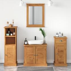 vidaXL Комплект мебели за баня VIGO 4 бр. Меден кафяв 37 x 34 x 110 см (3328545)