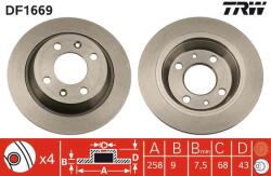 TRW Disc frana TRW DF1669 (DF1669) - fixbox