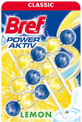 Bref WC illatosító golyós 3 x 50 g Power Aktiv Bref Lemon - vegyesbolt