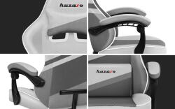 Huzaro Scaun Gaming Force 4.4 130kg Alb Mesh (HZ-Force 4.4 White Mesh) - pcone