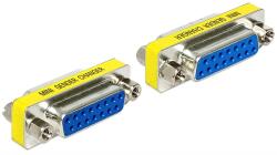 Delock Sub-D 15 pini de sex feminin la adaptor invertor de gen feminin