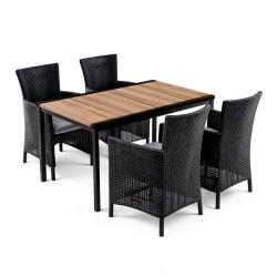 Keter Nadia 4+1 kerti bútor garnitúra szett kőris-grafit 260567_215526_4