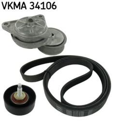 SKF Set curea transmisie cu caneluri SKF VKMA 34106 (VKMA 34106) - automobilus