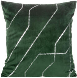 Takoy Bársony díszpárnahuzat BLINK 37 modern ezüst mintával-HF-395883