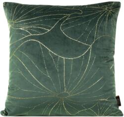 Takoy Bársony díszpárnahuzat BLINK 25 finom világos arany tavirózsa levelekkel-HF-388710